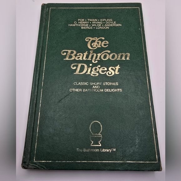 The Bathroom Digest Edited By Jack Kreismer GOOD 1984 USA Short Stories Humor - Picture 1 of 10